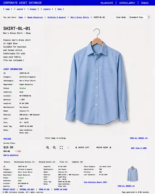 ITEM #302, SHIRT-BL-01 by don't Buy