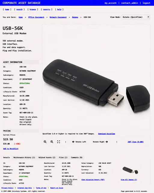 ITEM #188, USB-56K by don't Buy