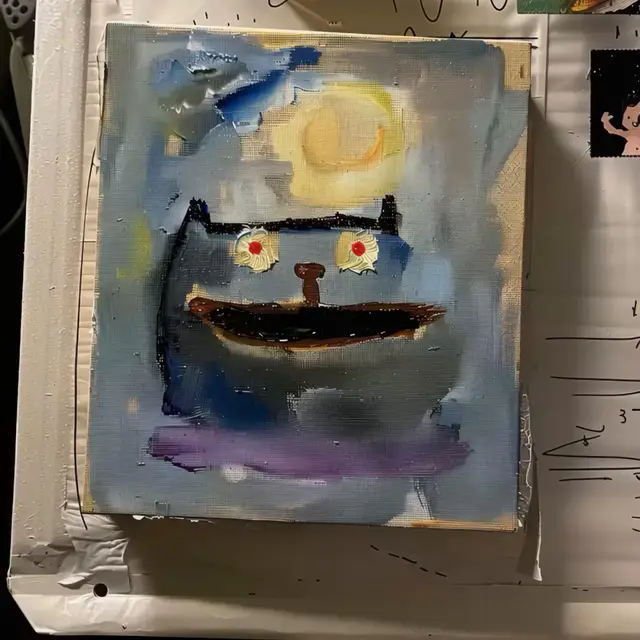 Untitled (Cat) #5 by Mind Wank