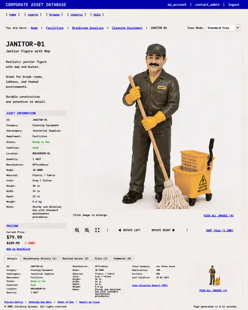 ITEM #272, JANITOR-01 by don't Buy