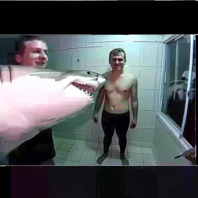 Shower-Room-Shark by Mind Wank