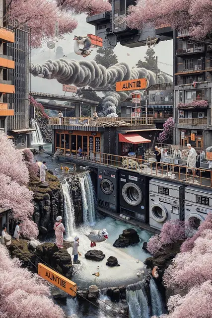 泡沫盈河川 (#80) by Niceaunties