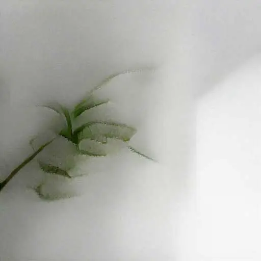 Artifacts1 - a plant in a white room (Milo Poelman) by Milo Poelman