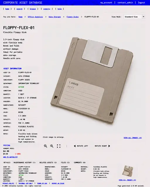 ITEM #80, FLOPPY-FLEX-01 by don't Buy