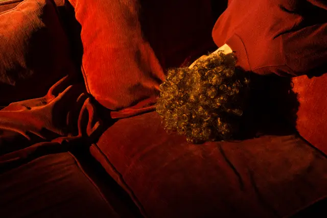 Red (self-portrait) by Tania Franco Klein