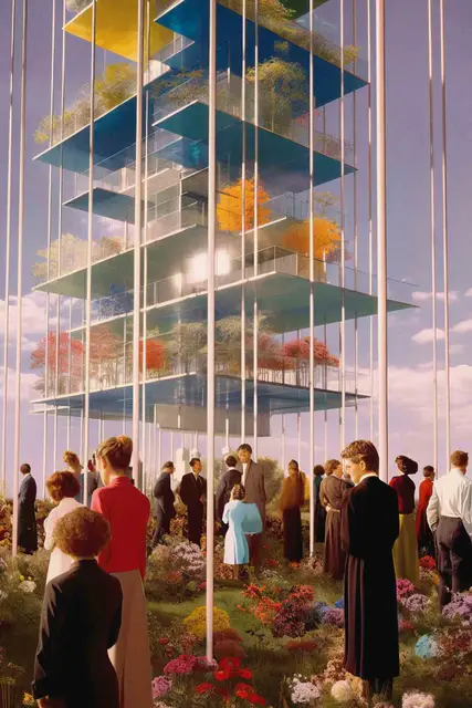Architectural Superposition(b) by Felipe Posada