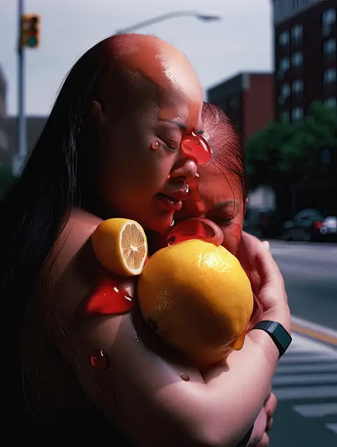 Embrace (Fruits) (Frieze Magazine) by Charlie Engman
