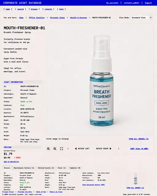 ITEM #279, MOUTH-FRESHENER-01 by don't Buy