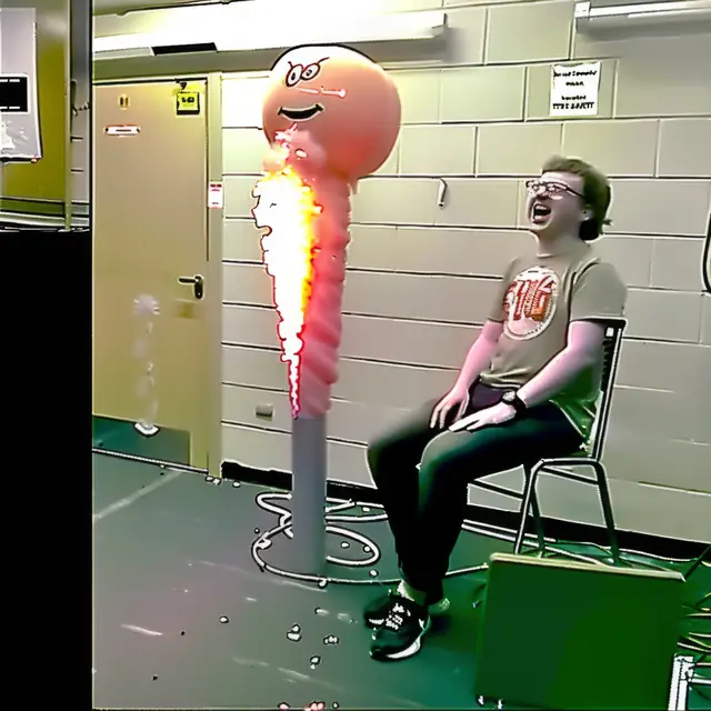 Blowing-Up by Mind Wank