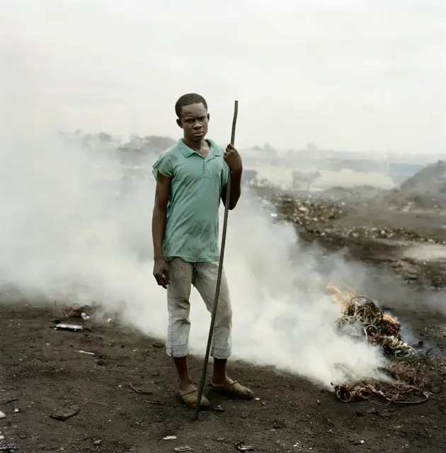 Al Hasan Abukari, Agbogbloshie Market, Accra, Ghana by Pieter Hugo