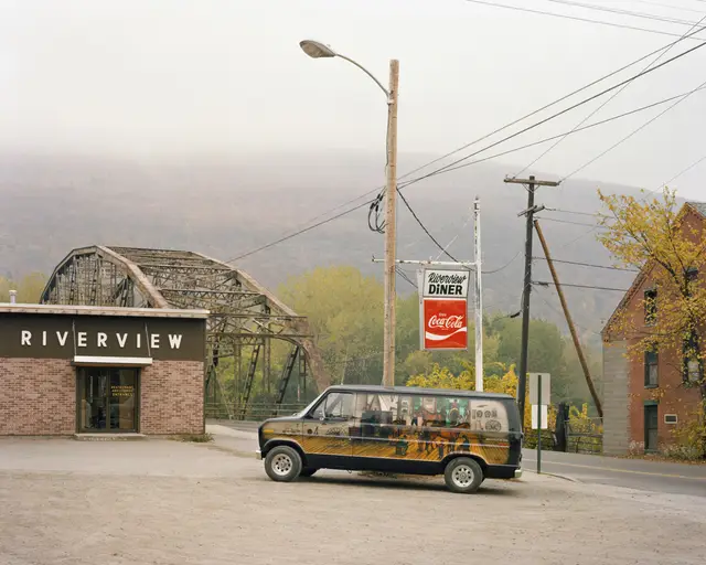 The Riverview Diner, Brattleboro, Vermont, September by Joel Sternfeld