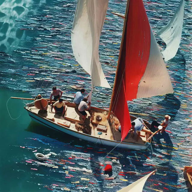 Sailing through Chaos by Felipe Posada