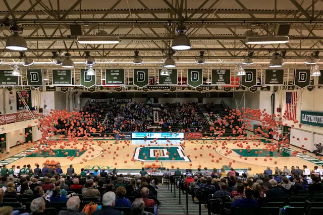 Dartmouth Basketball Side View, Uncrowded by Pelle Cass