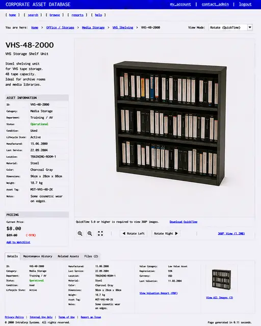 ITEM #193, VHS-48-2000 by don't Buy