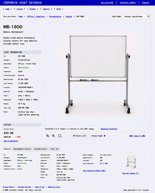 ITEM #109, MB-1800 by don't Buy