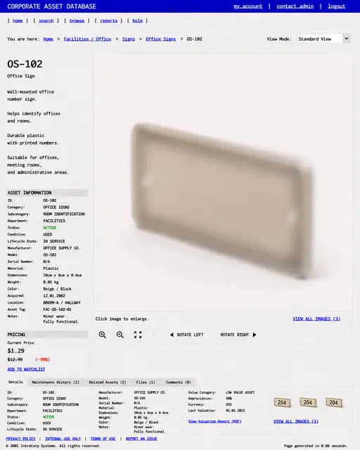 ITEM #201, OS-102 by don't Buy
