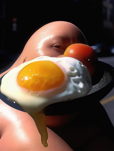 Fried Egg (Frieze Magazine) by Charlie Engman