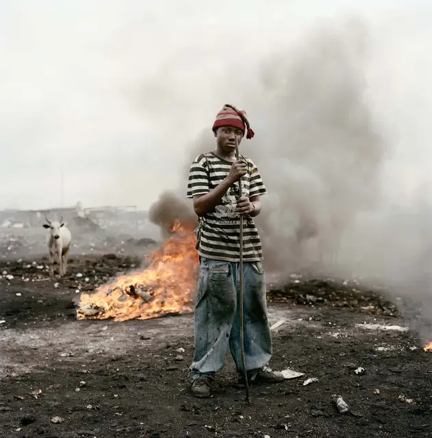 Ibrahim Sulley, Agbogbloshie Market, Accra, Ghana by Pieter Hugo