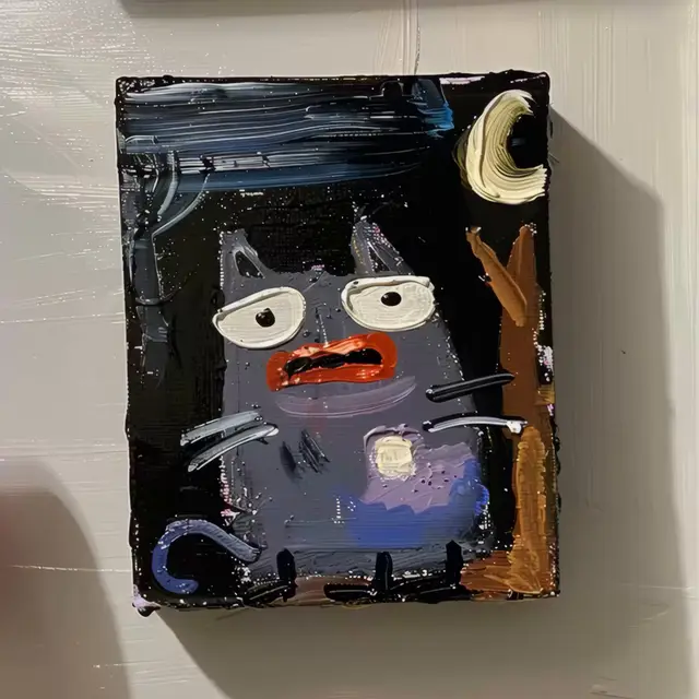 Untitled (Cat) #4 by Mind Wank
