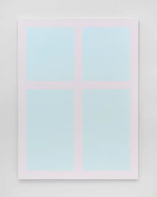 Pink Blue Window by Rafaël Rozendaal