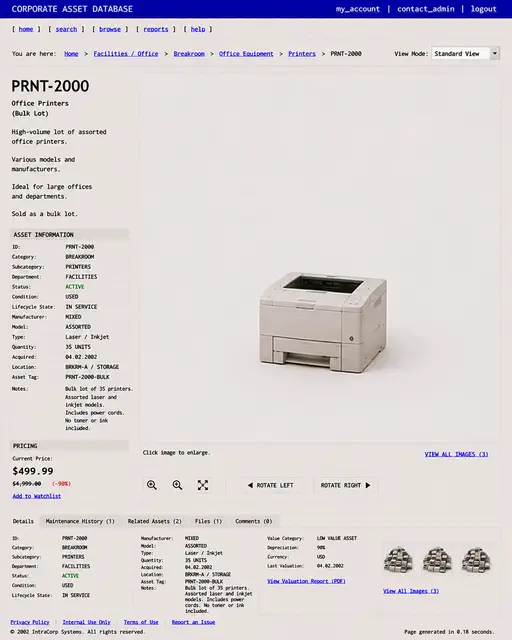 ITEM #294, PRNT-2000 by don't Buy