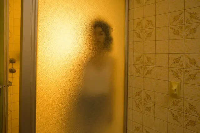 Yellow Tiles (self-portrait) by Tania Franco Klein