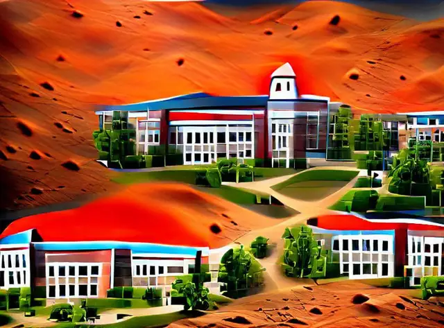 Mars College by Gene Kogan