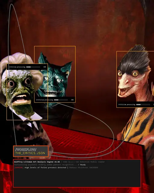 GEOFFREY_LILLEMON_THE_
CRITICS_ENTRAILS_
SCULPTURE.MP4 by Geoffrey Lillemon