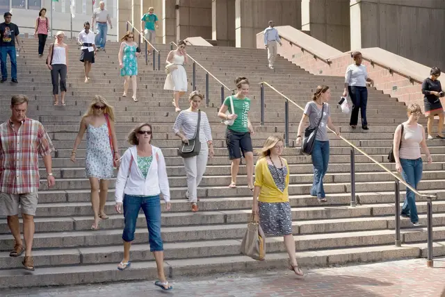 Government Center Steps by Pelle Cass