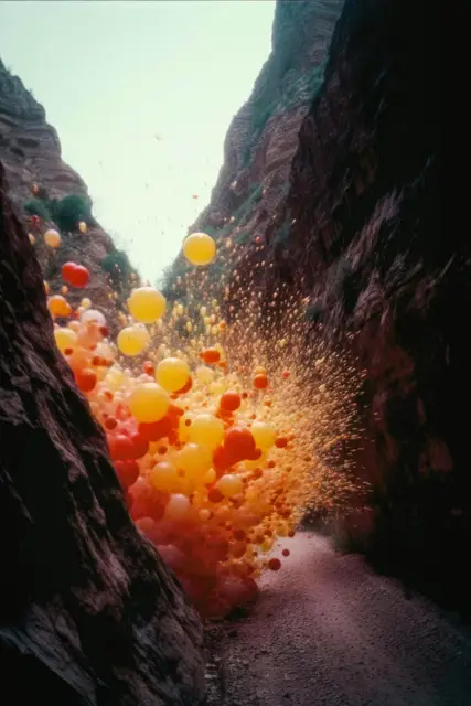 Balloon monsoon II by Nathan Boey