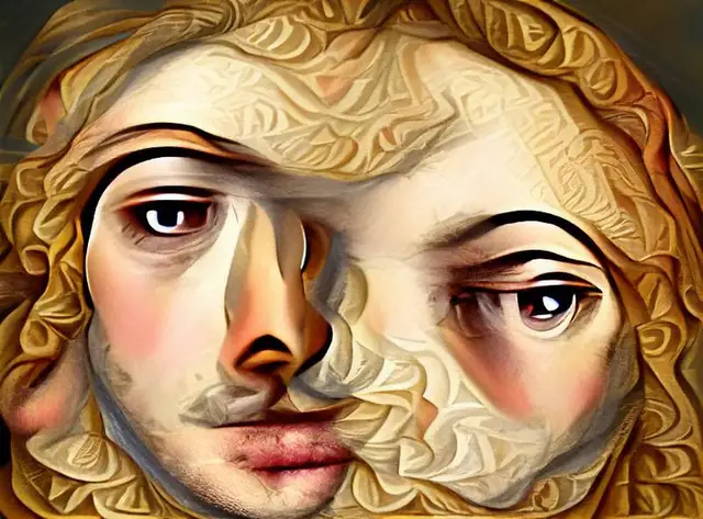 face of the digital renaissance by Gene Kogan