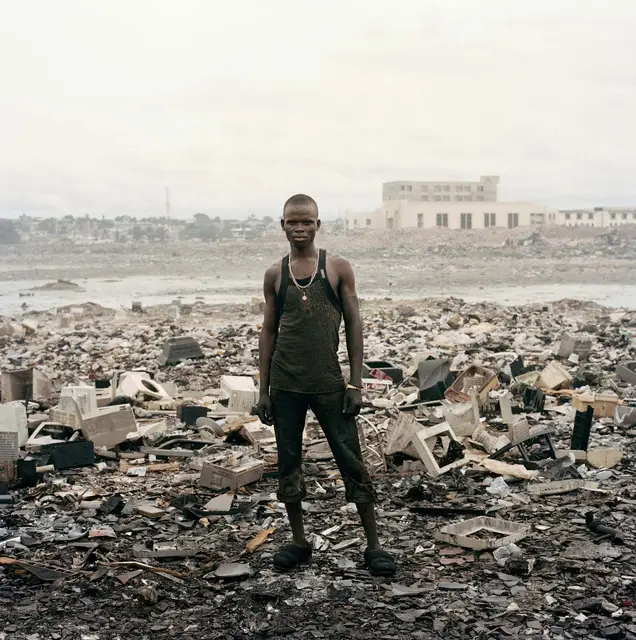 Zakaria Salifu, Agbogbloshie Market, Accra, Ghana by Pieter Hugo