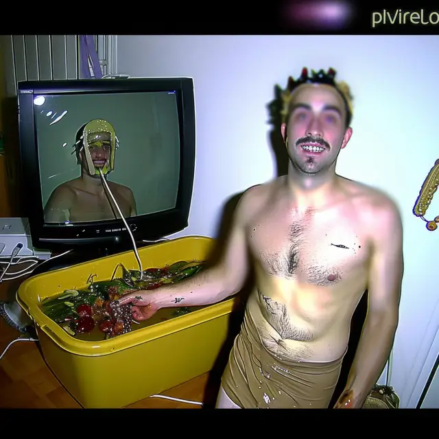 Performance-Art by Mind Wank