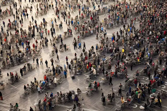 Symphony No. 7 in G Minor, Op. 137, Largo Shopping Carts by Alkan Avcıoğlu