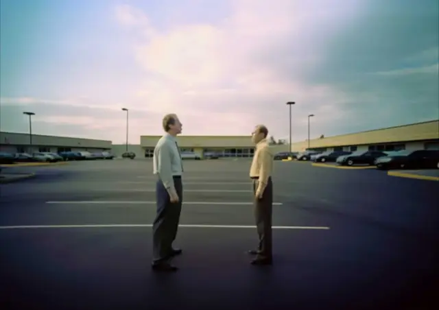The "Great Endless Battle of Voices” between two drivers at the Oceanside parking lot, 1991 by Bengt Tibert