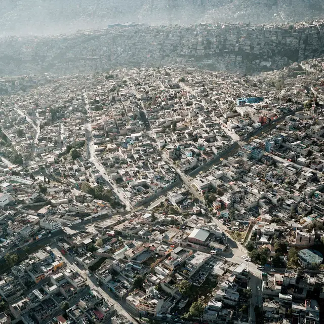 Vista Aerea de la CIudad de Mexico XXV by Pablo López Luz