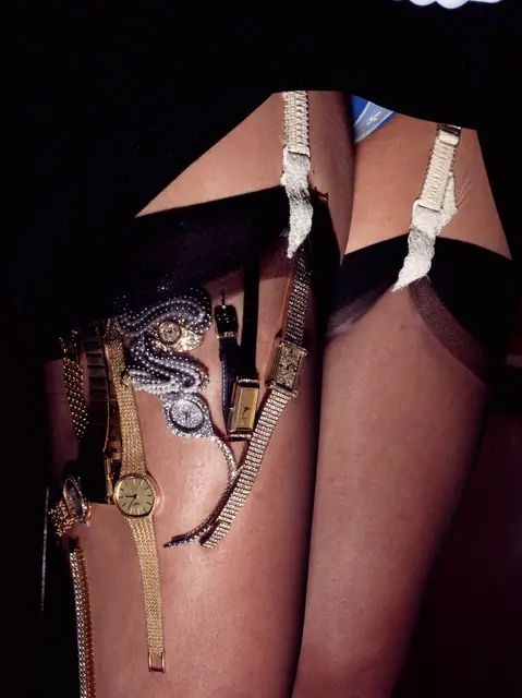 Vogue Paris, December 1983 by Guy Bourdin