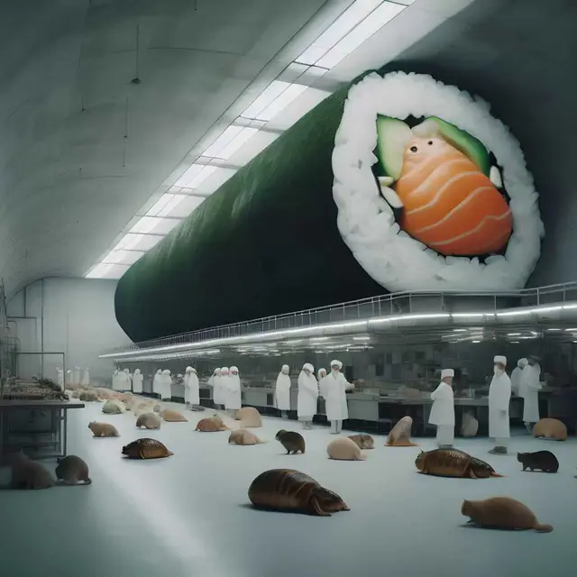 Sushi Friends: Auntie's Factory by Niceaunties