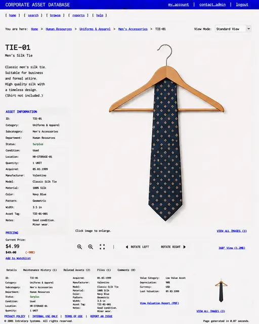 ITEM #312, TIE-01 by don't Buy