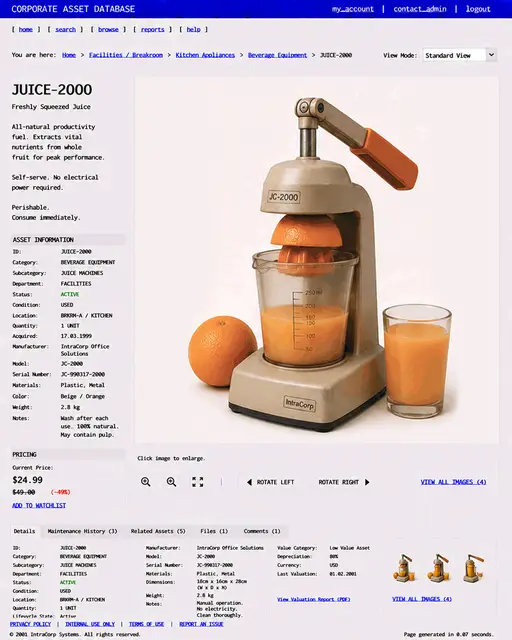 ITEM #93, JUICE-2000 by don't Buy