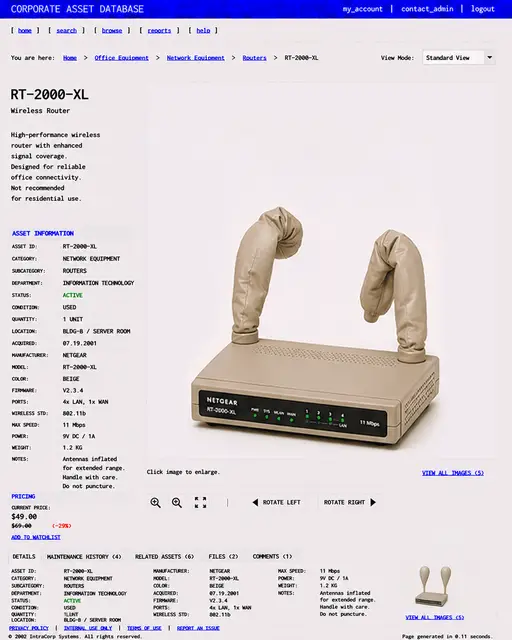 ITEM #146, RT-2000-XL by don't Buy