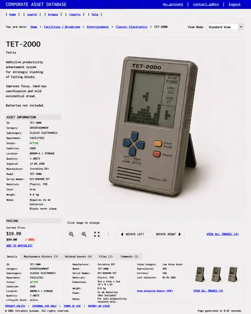 ITEM #180, TET-2000 by don't Buy