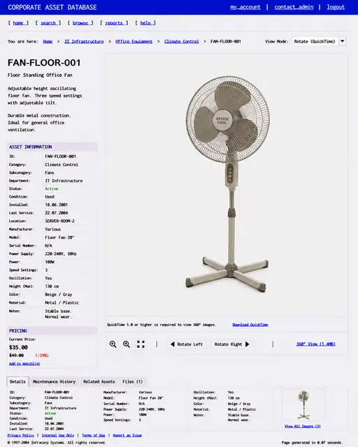 ITEM #75, FAN-FLOOR-001 by don't Buy