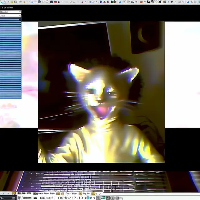 Shiny-Laughing-Cat by Mind Wank