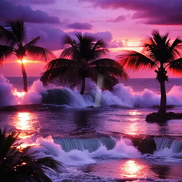 Liquid Sunset by ellktro