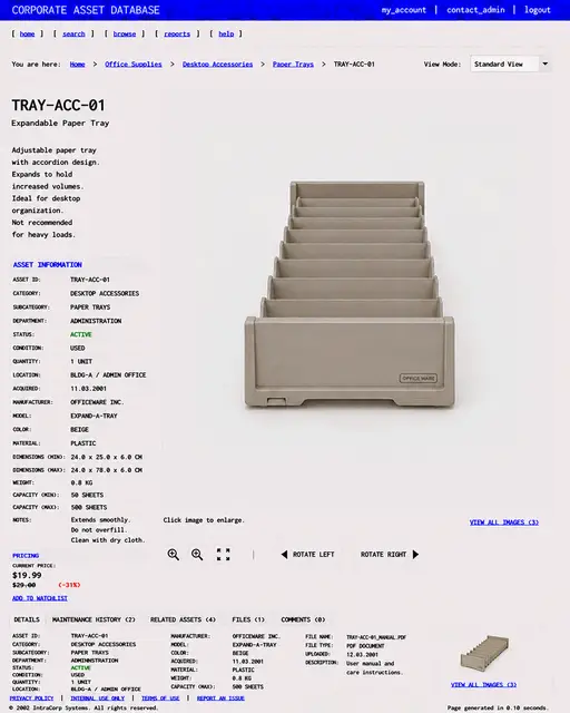 ITEM #183, TRAY-ACC-01 by don't Buy