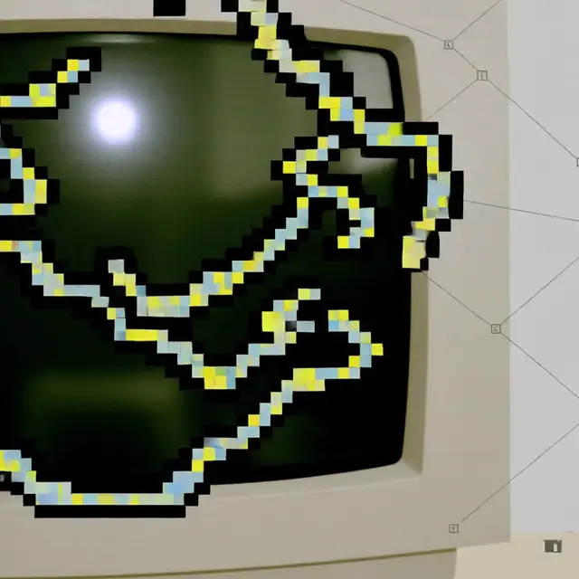 cuando Europa duerme y el módem traduce / 110 / una página de GeoCities / la web que alguien está dibujando ahoj z m13: la distancia cabe en un prompt by Canek Zapata