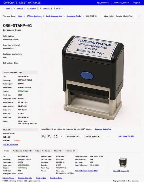 ITEM #223, ORG-STAMP-01 by don't Buy