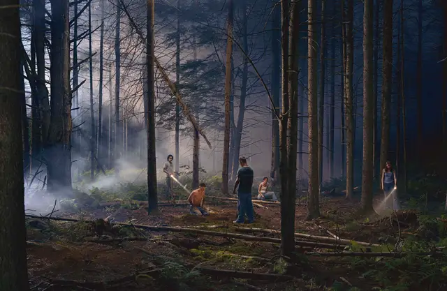 Untitled (Forest Gathering) by Gregory Crewdson