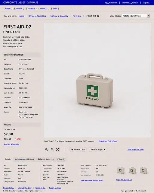 ITEM #259, FIRST-AID-02 by don't Buy
